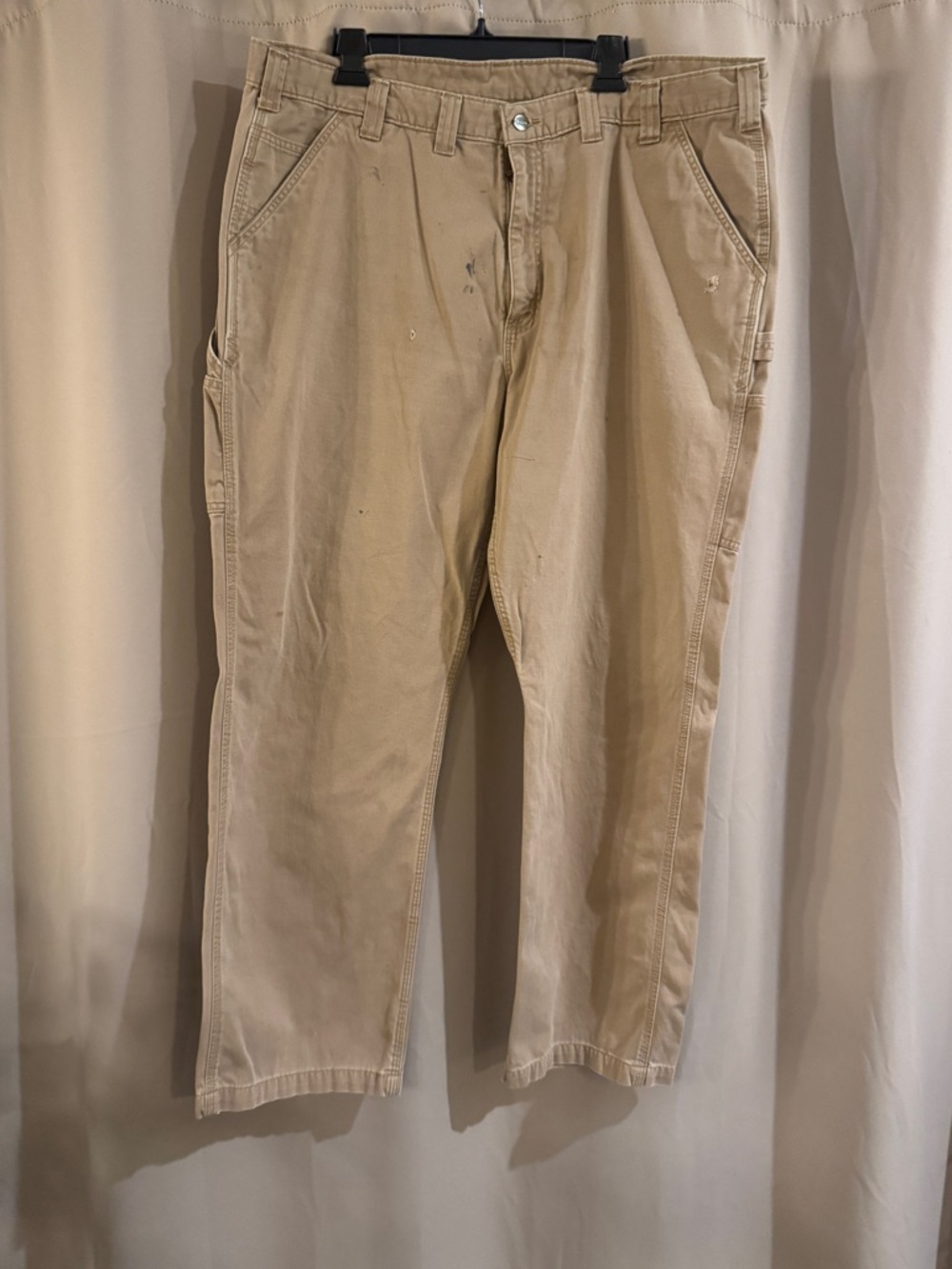 Men’s Carhartt Canvas Work Pants - Khaki